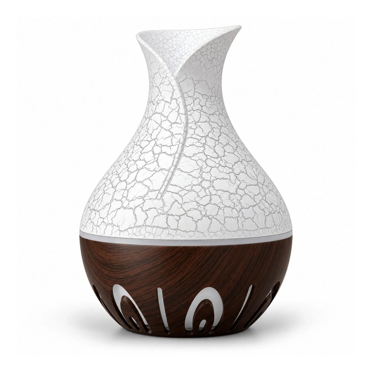 Humidificador De Aromas Ultrasónico Silencioso 5V Para Esencias Hidrosolubles Efecto Madera AE0627
