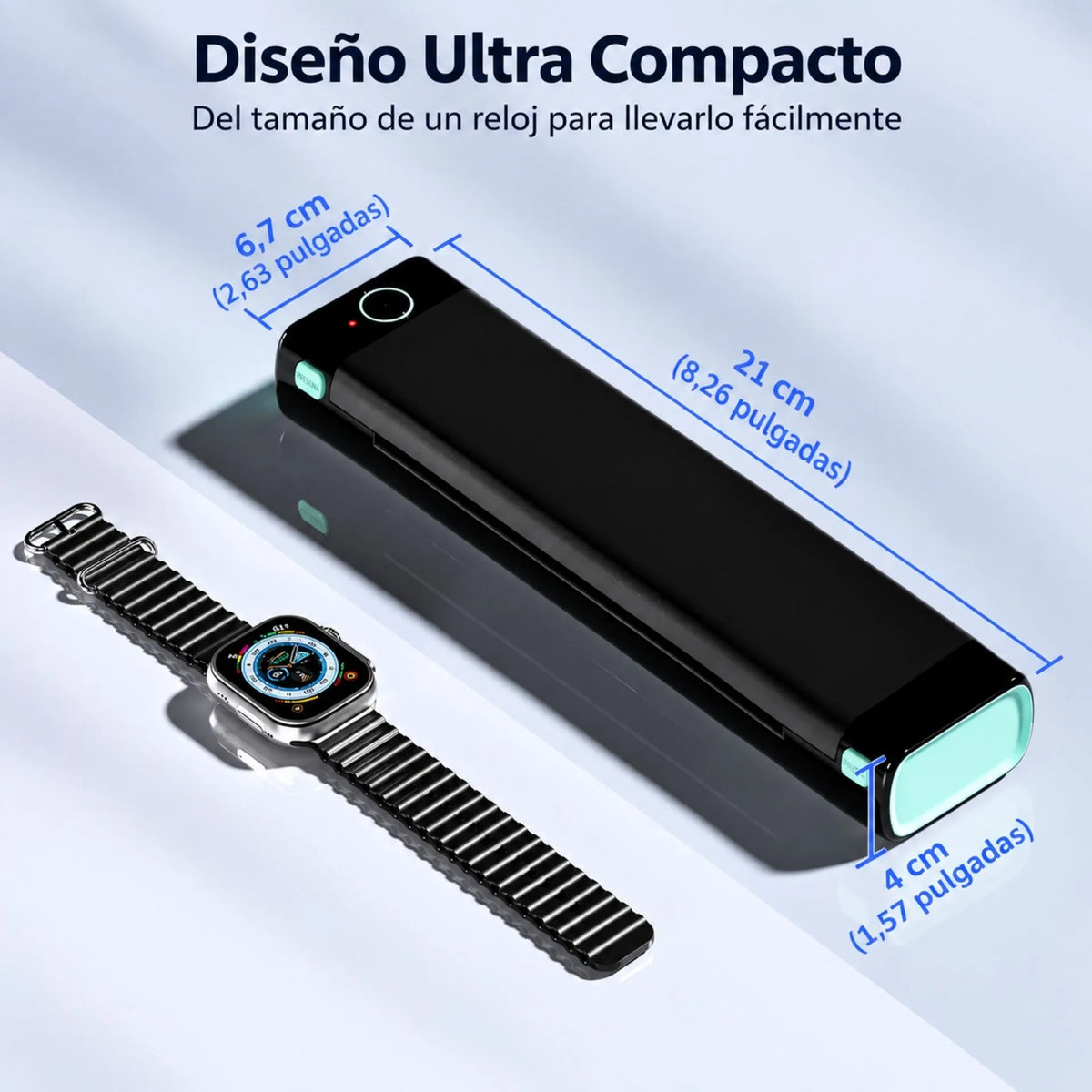 Impresora Térmica Recargable Portátil Bluetooth Para Documentos A4 Phomemo M08F