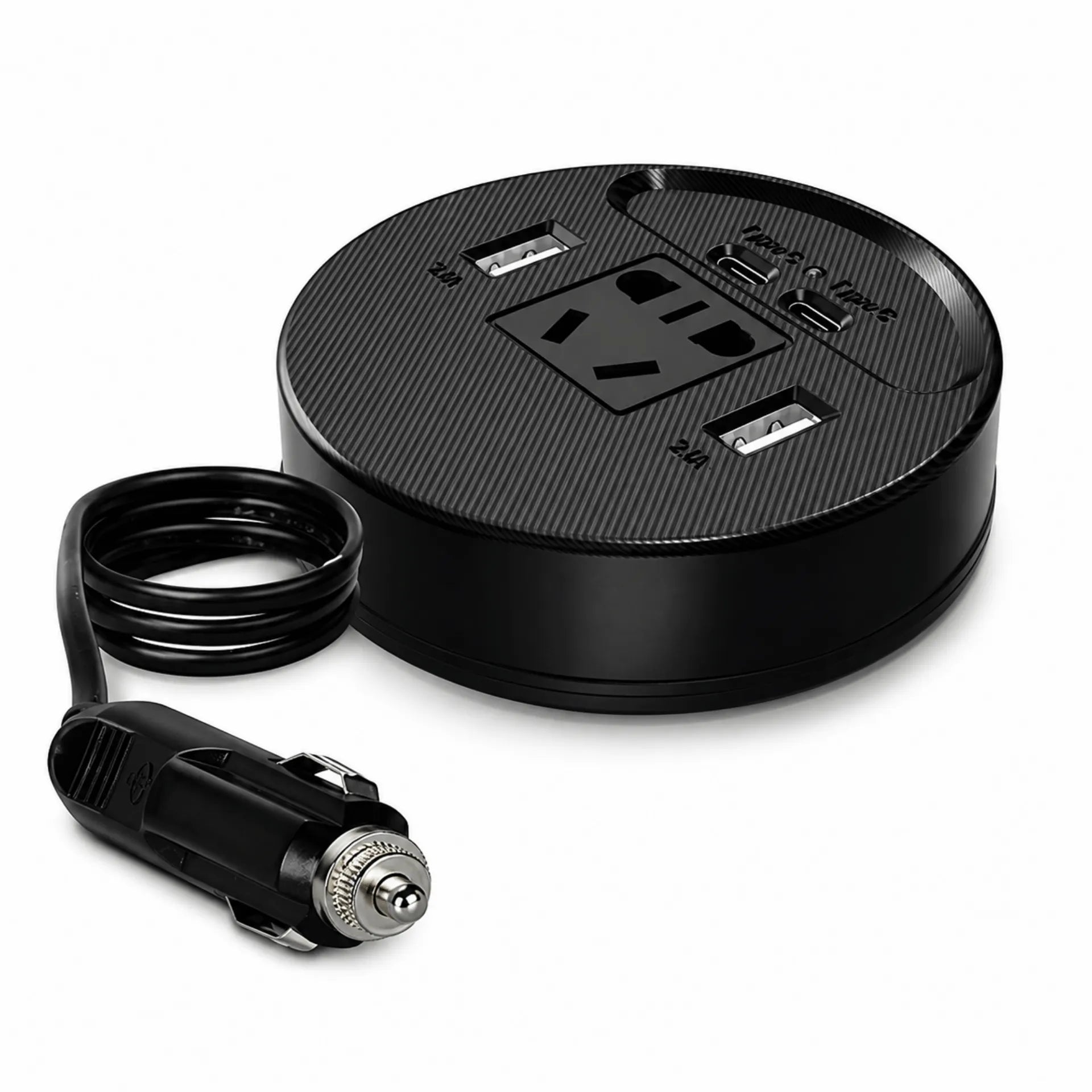 Inversor De Corriente Automotriz 150W Con USB Y Tipo C Baihuo City MY-7426