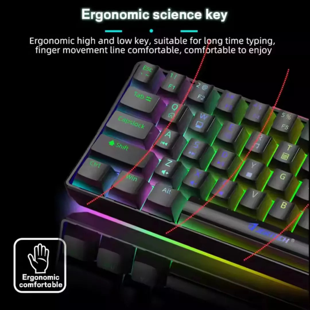Teclado Gamer Mecanico Con Retroiluminado JK540 B2B