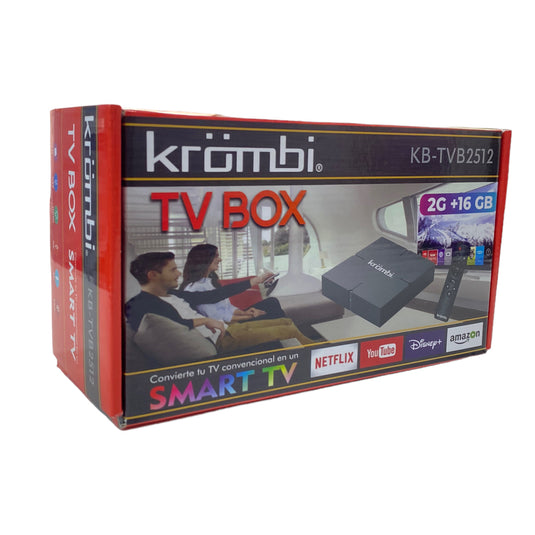 Convertidor a Smart TV Box Krombi KB-TVB2512 ¡Envío Gratis!