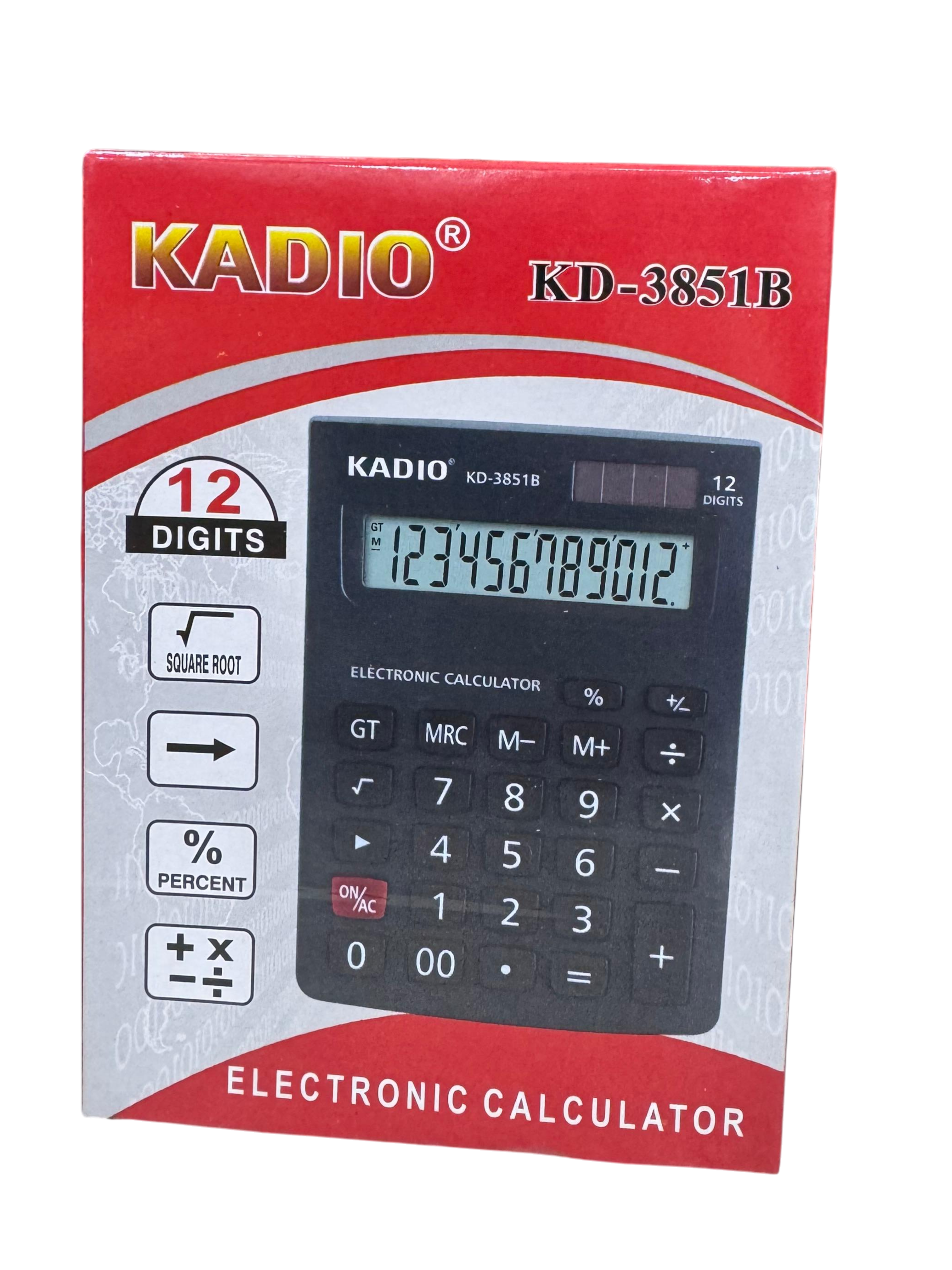 Calculadora Kadio De 12 Digitos KD-3851B
