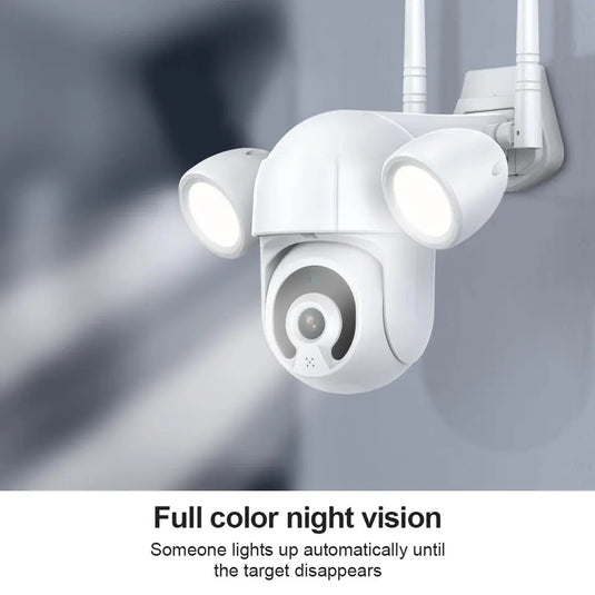 Camara Wifi Exterior PTZ Iluminacion Tuya Smart KJB-T18 ¡Envio Gratis!
