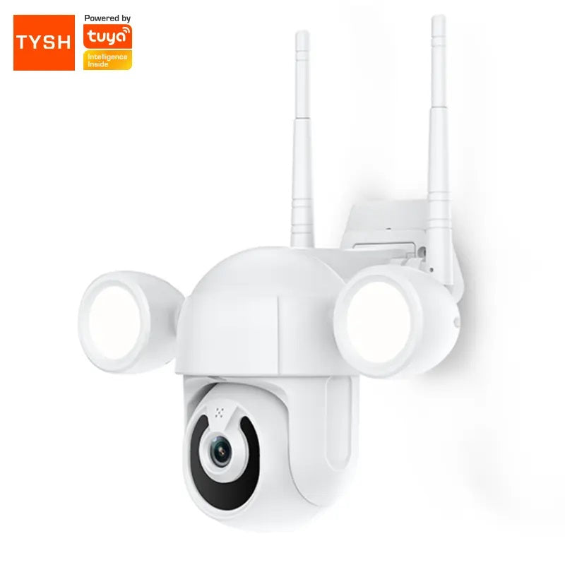 Cargue la imagen en el visor de la galería, Camara Wifi Exterior PTZ Iluminacion Tuya Smart KJB-T18 ¡Envio Gratis!
