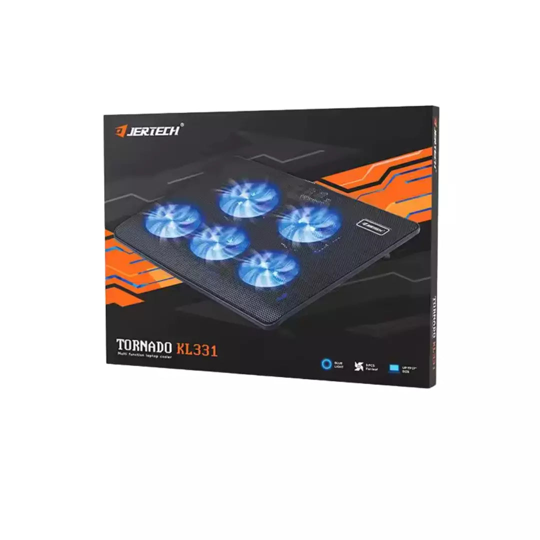 Base Refrigerante Para Computador Tornado 5 ventiladores Jertech KL331  B2B