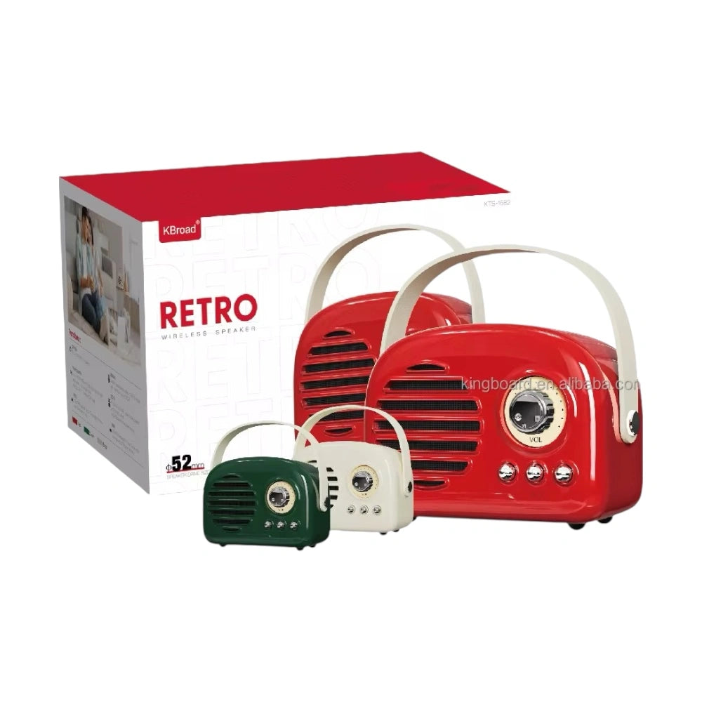 Radio Parlante Pequeño Con Modelo Clasico KTS-1682