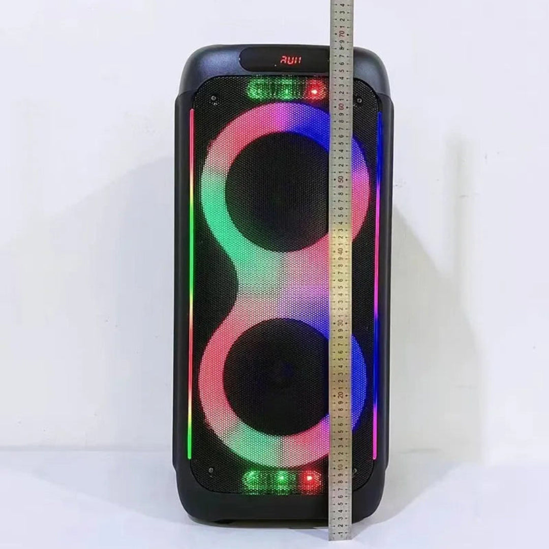 Cabina De Sonido Recargable Con Bocina de 8" x2  KTS-1782