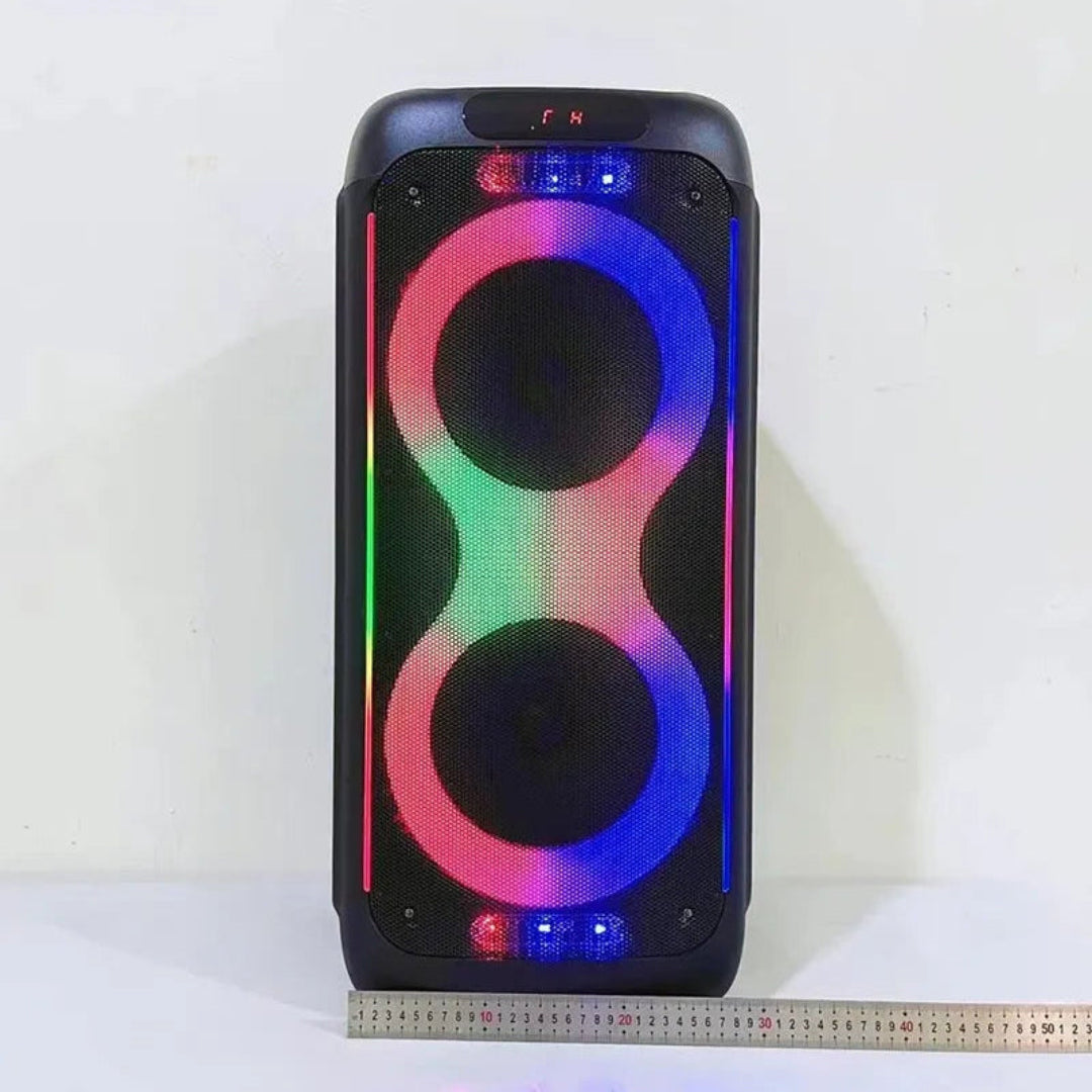 Cabina De Sonido Recargable Con Bocina de 8" x2  KTS-1782