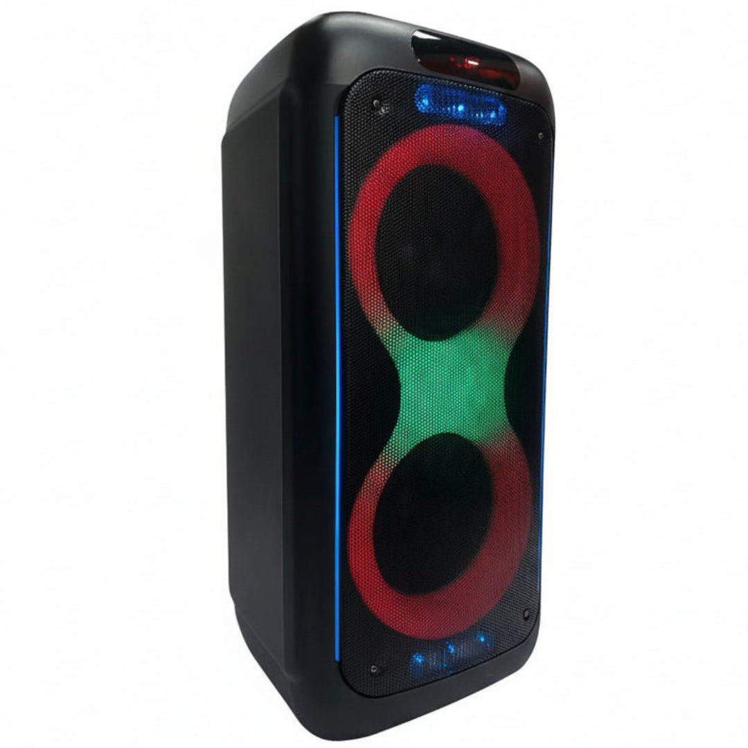 Cabina De Sonido Recargable Con Bocina de 8" x2  KTS-1782