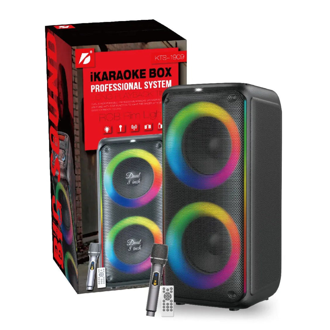 Cabina De Audio De 8" X2 KTS-1909