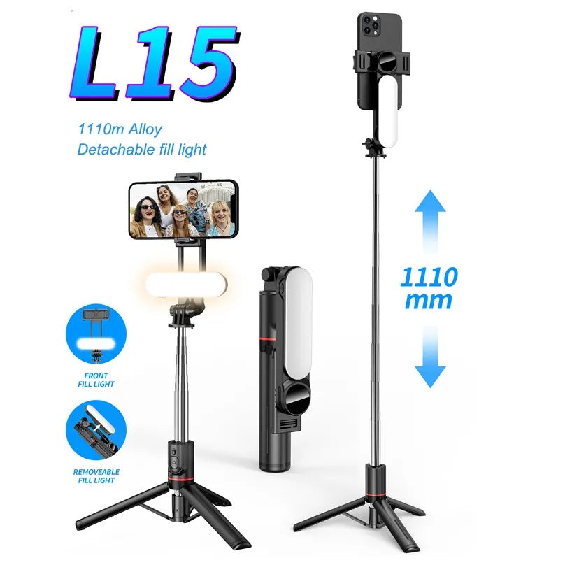 Trípode, Monopod y Palo Selfie Para Celular 2 En 1 L15