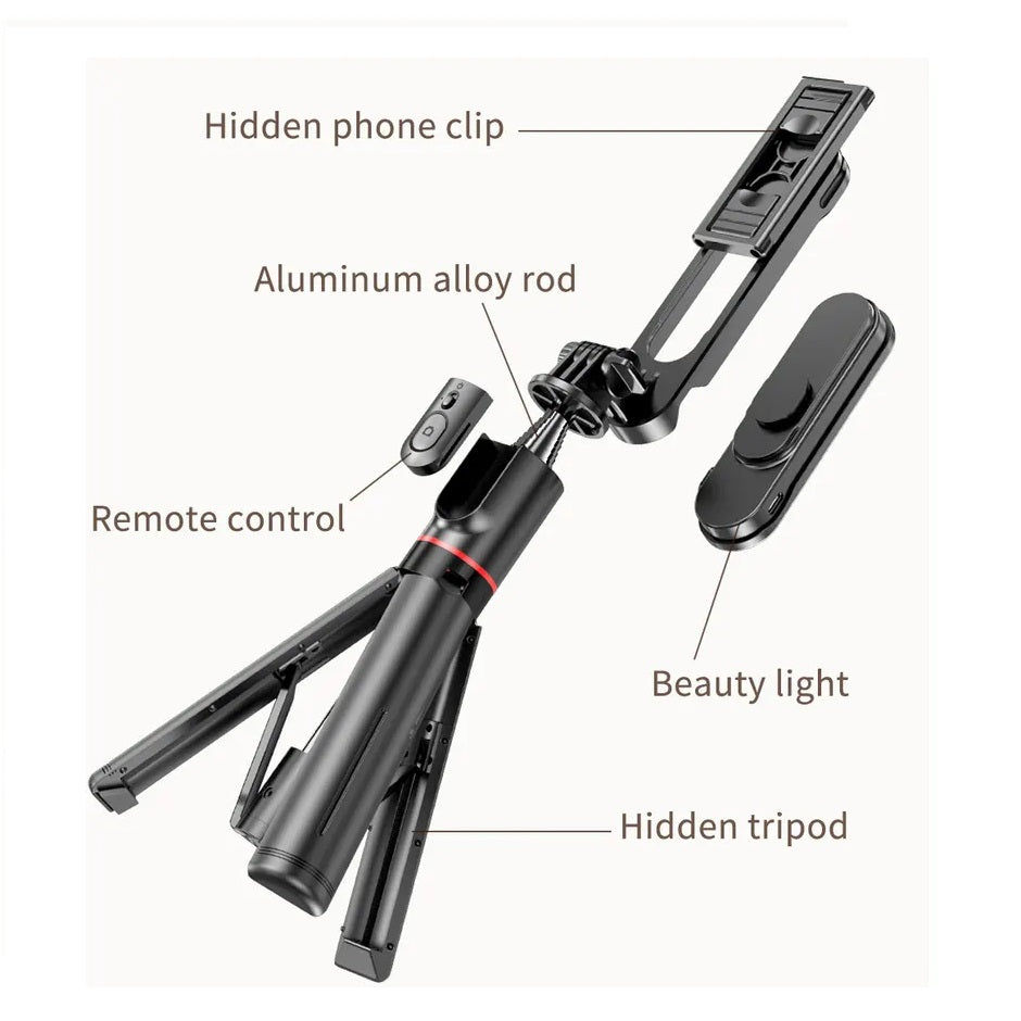 Trípode, Monopod y Palo Selfie Para Celular 2 En 1 L15