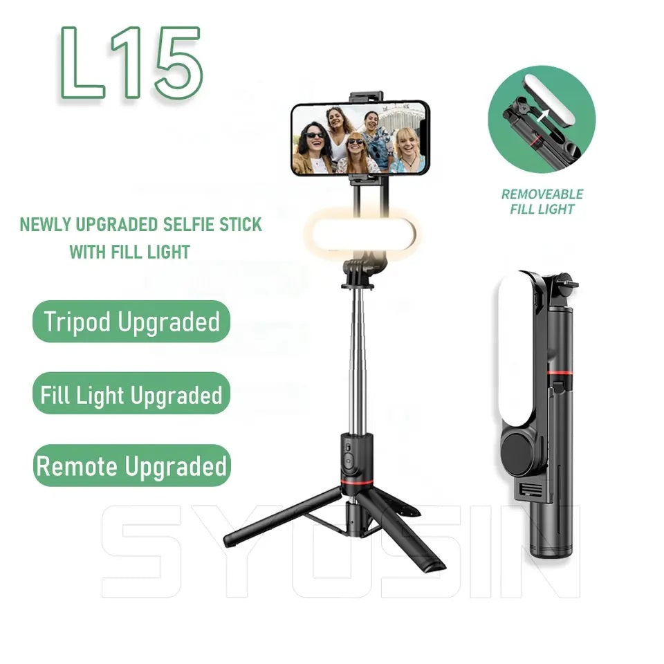 Trípode, Monopod y Palo Selfie Para Celular 2 En 1 L15