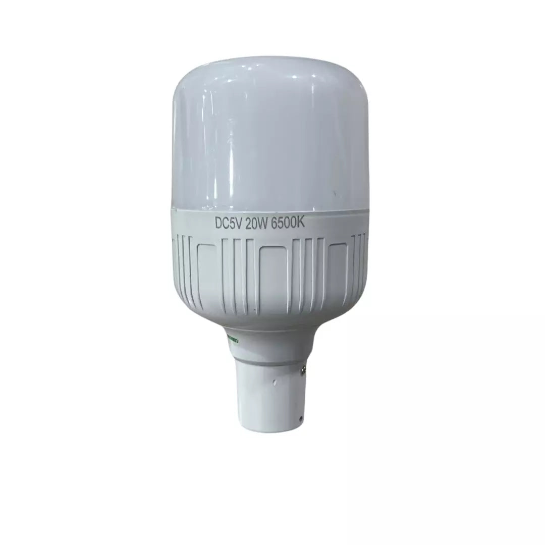 Bombillo Recargable Con Panel Solar L20