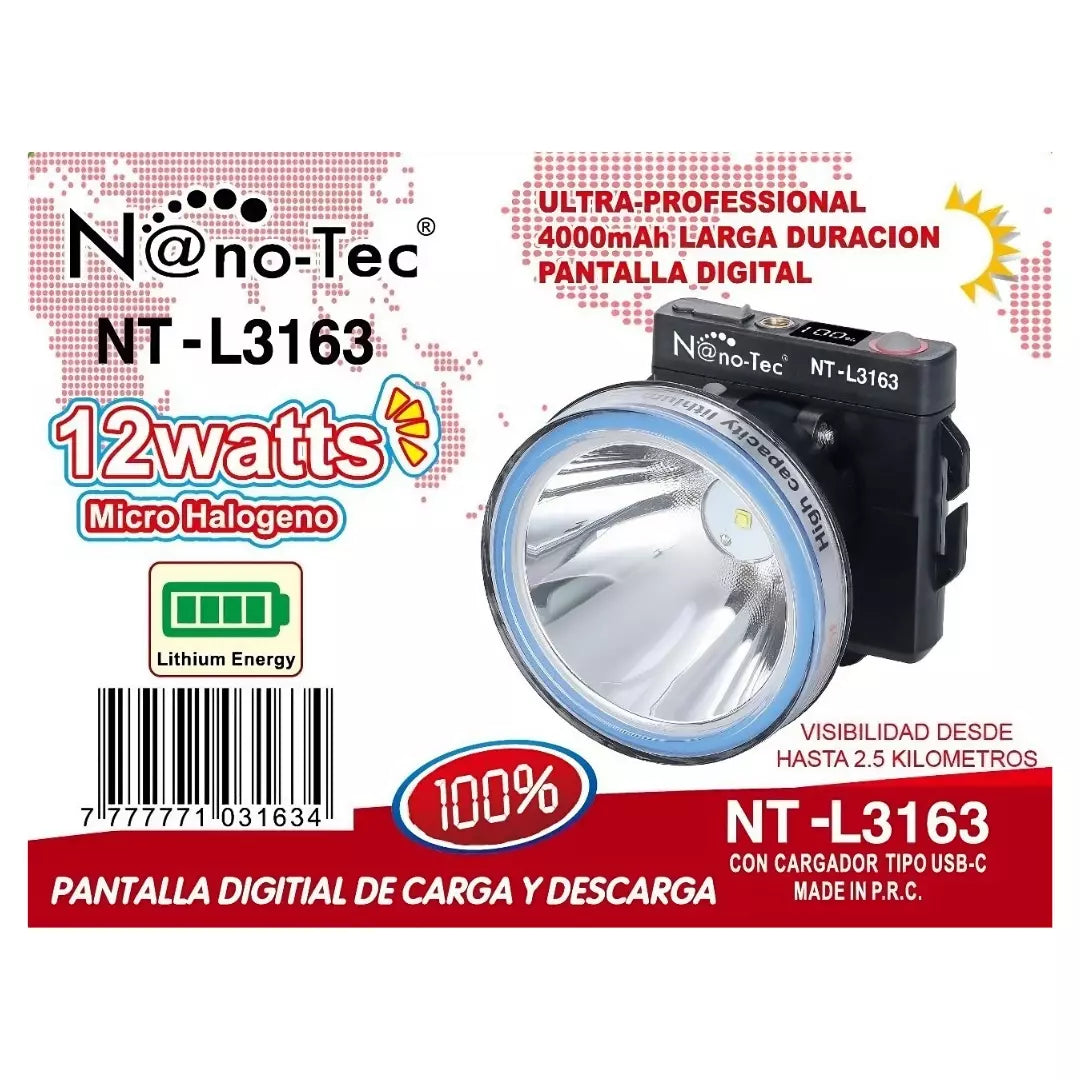 Linterna Nano-tec Sumergible NT-L3163