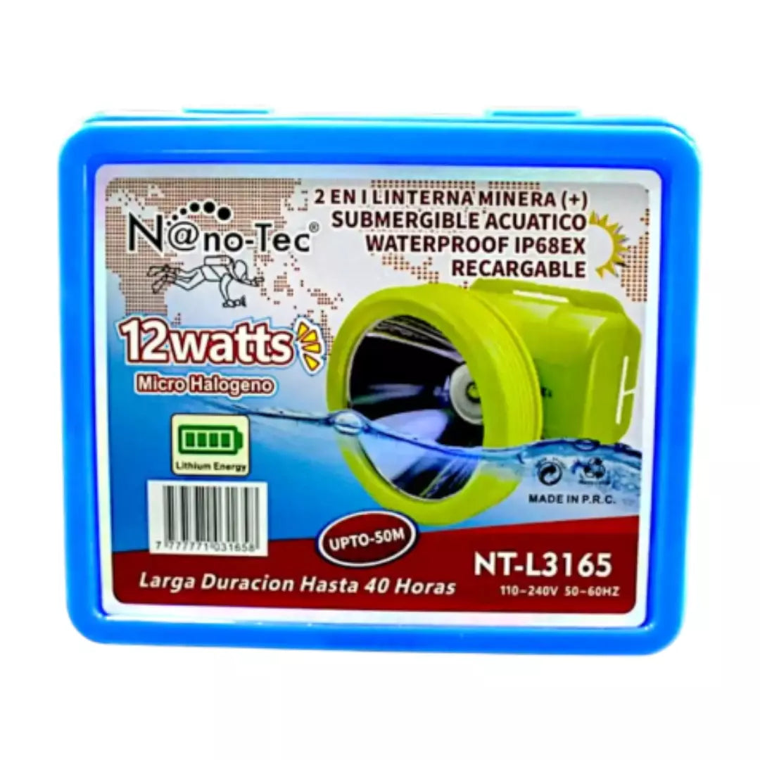 Linterna Nano-tec Con Potencia de 12w NT-L3165