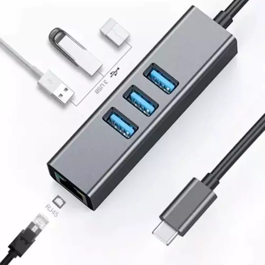 Multiplicador de puertos USB Puerto USB TYPEC LJ-42 HUB4 IN TYP