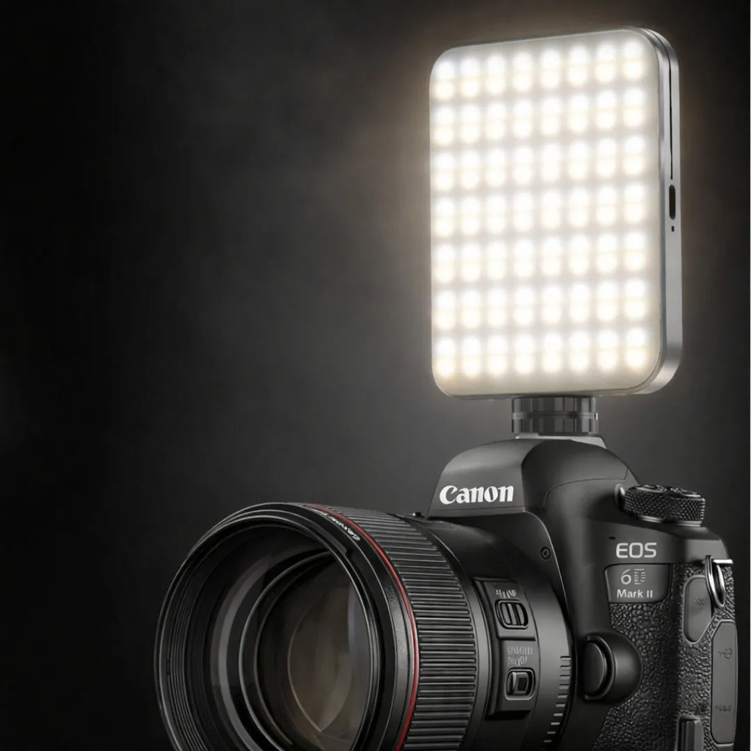 Lámpara LED Portátil Magnética RGB 4W Recargable con Modos de Luz y Soporte para Celular MY-7561