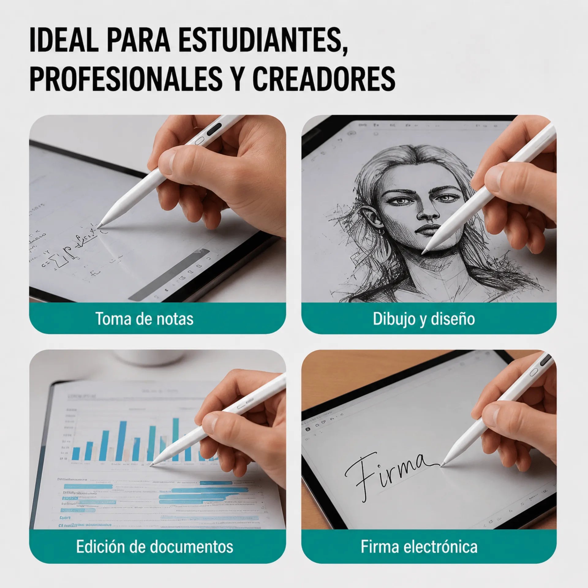 Lápiz Inteligente Capacitivo Recargable Para Android Y Apple Baihuo City MY-7889