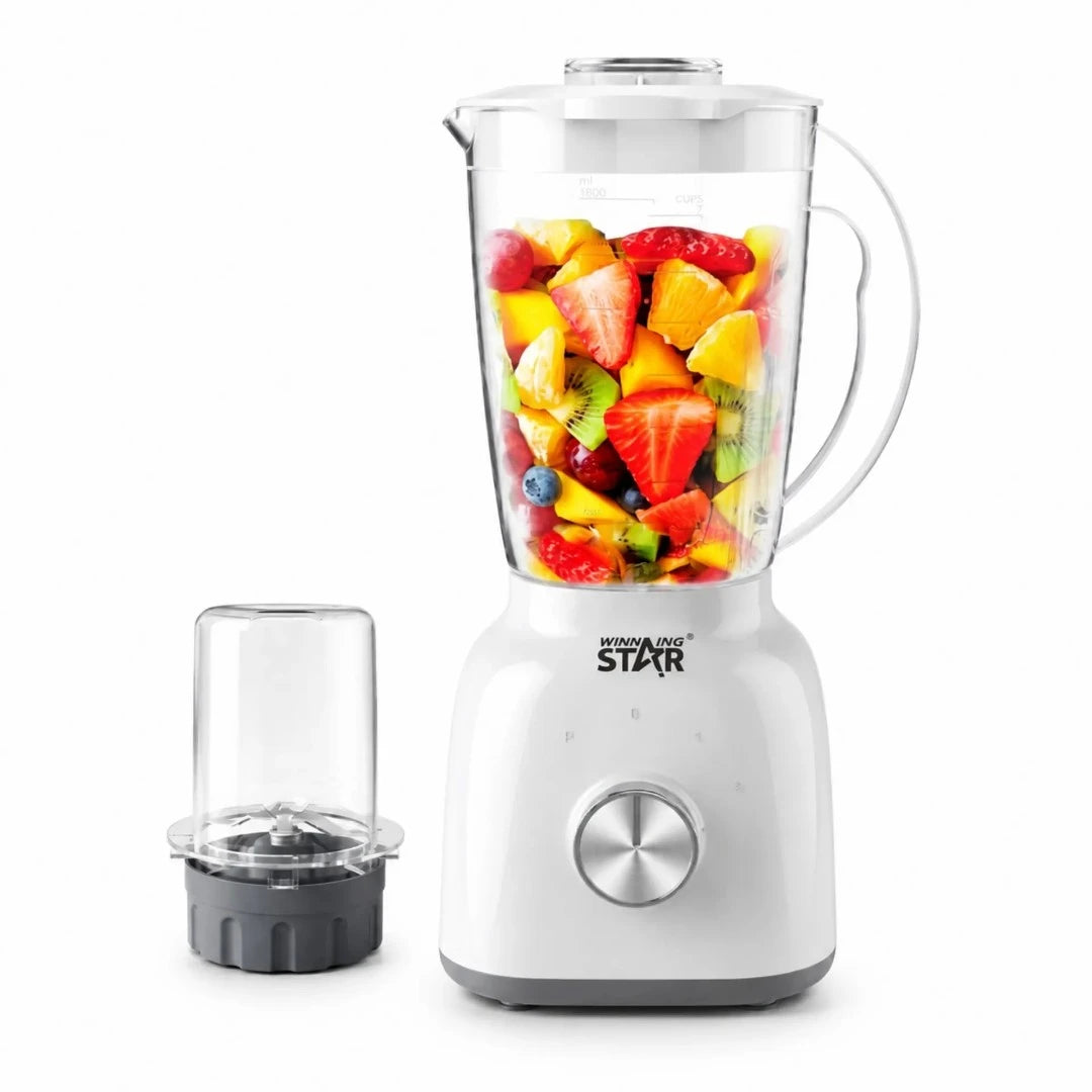 Licuadora Multifuncional 2 En 1 Winning Star 1.8L Con Triturador ST-2083