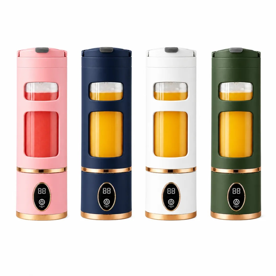 Licuadora Personal Portátil Recargable 450ML Con Velocidad Graduable Alta Potencia HP-87