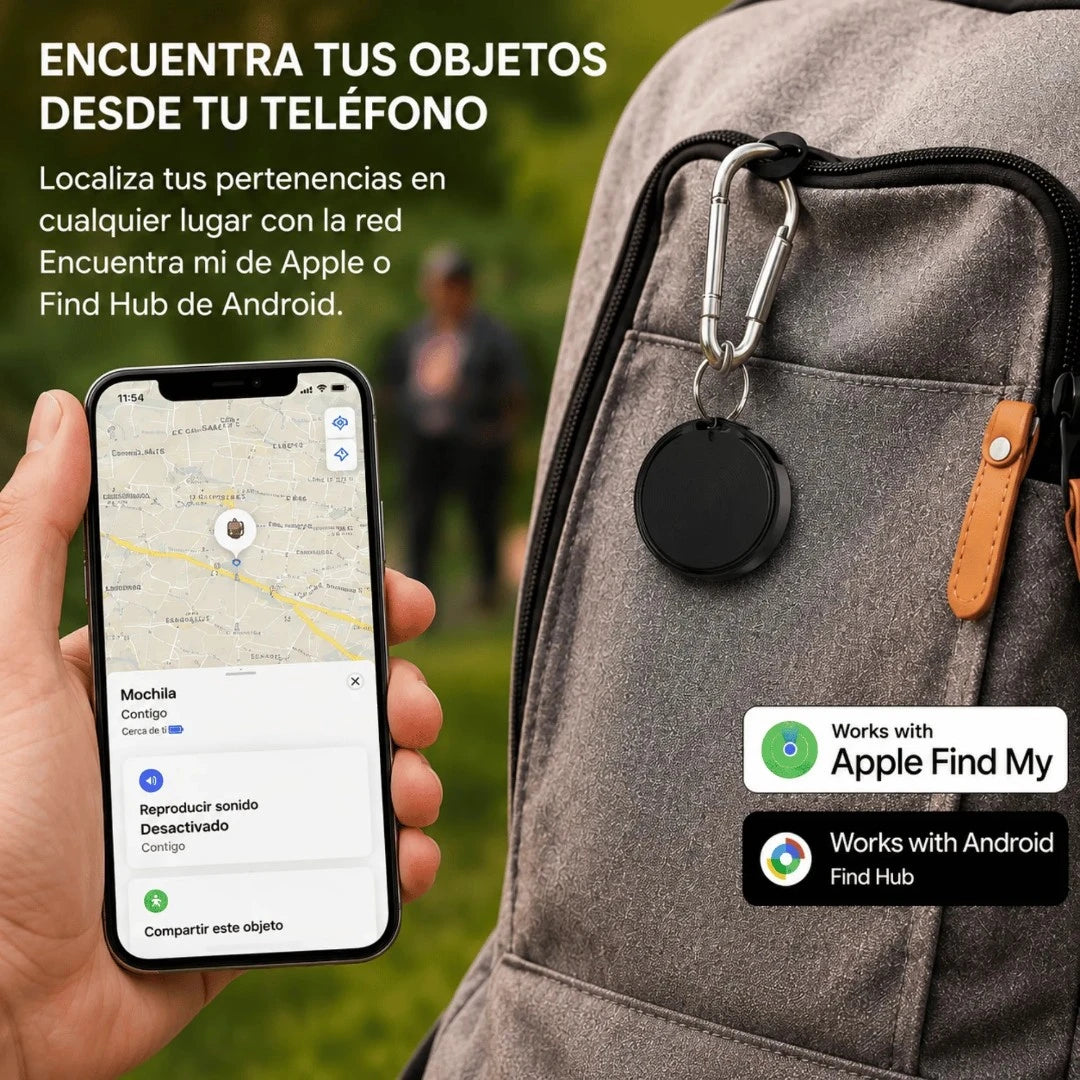 Localizador GPS Compatible Con Apple Find My Y Android Find Hub Baihuo City MY-7826