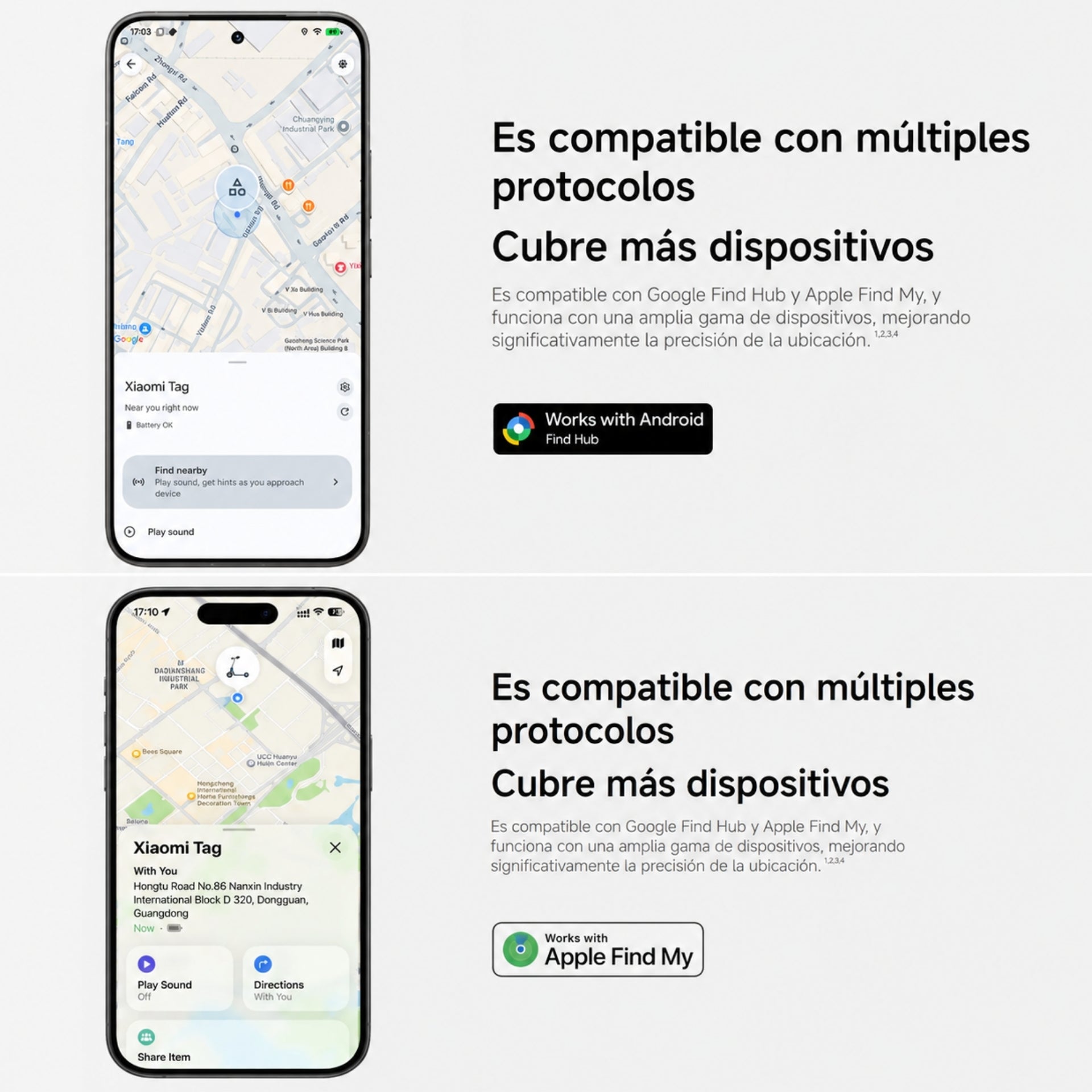 Localizador Inteligente Xiaomi Tag X4 Bluetooth Compatible Con Apple Find My Y Google Find Hub BHR08SKGL