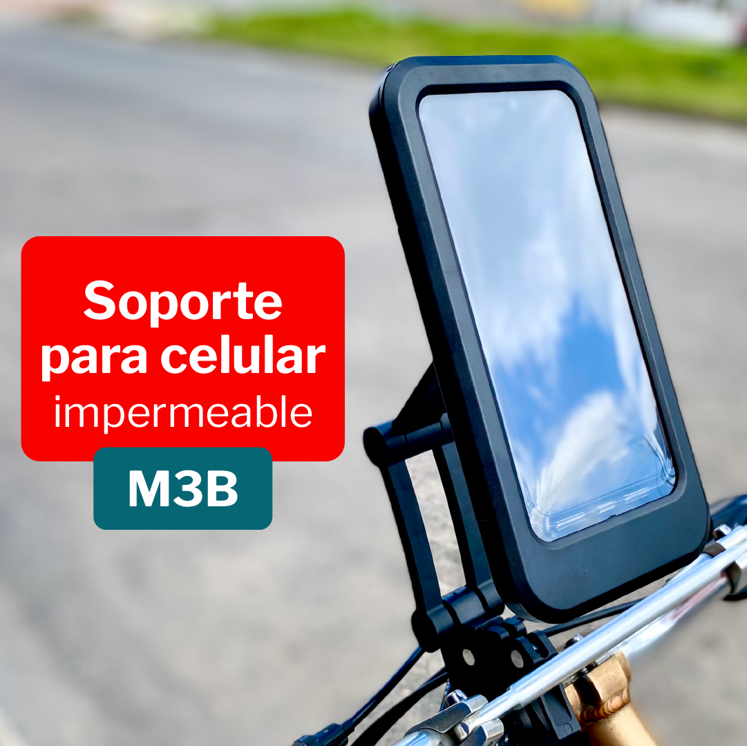 Soporte Para Moto-Bici Impermeable Giratorio M3B – Tecnologia Mayorista