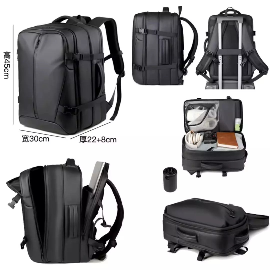 Morral De Viaje Expandible Con Varios Bolsillos W08