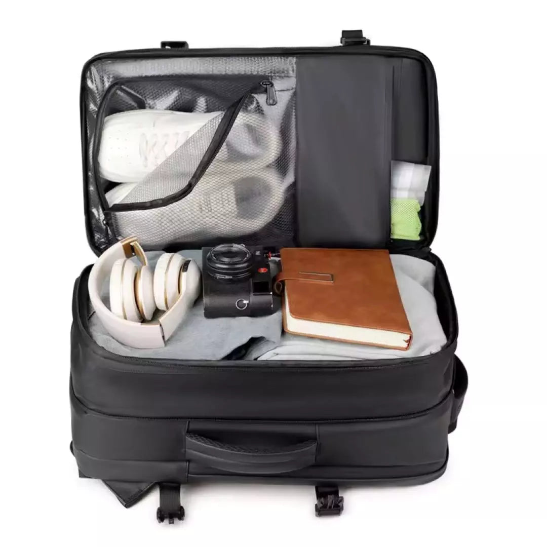Morral De Viaje Expandible Con Varios Bolsillos W08