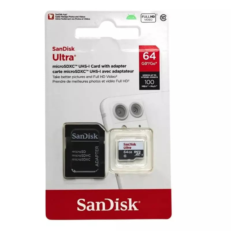 Memoria Micro SD Sandisk SDSQUNR B2B