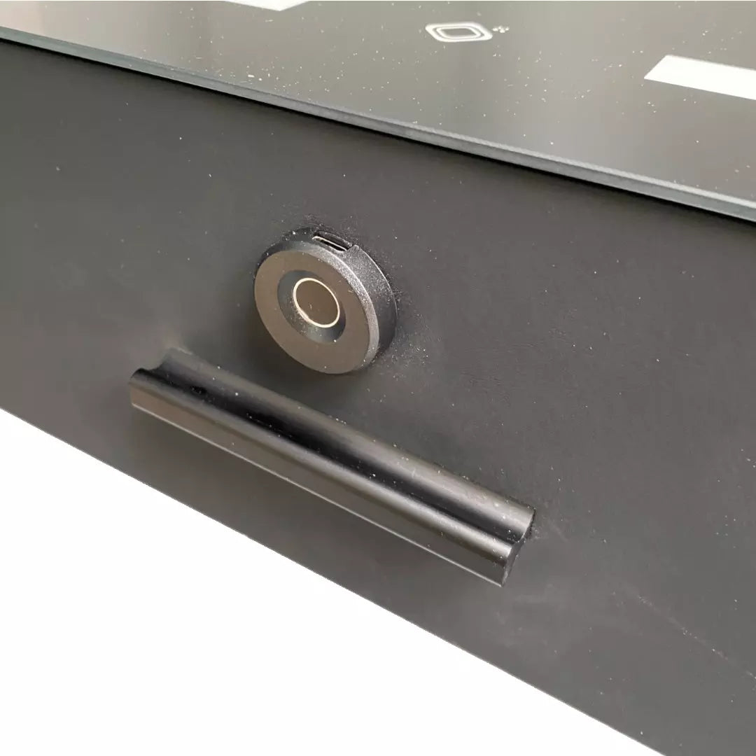 Mesa De Noche Elegante Con Carga Inalámbrica y Parlante AE0099