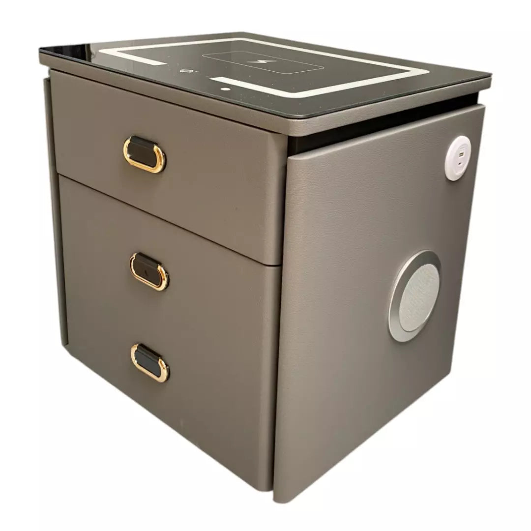 Mesa De Noche Con Caja Fuerte AE0100