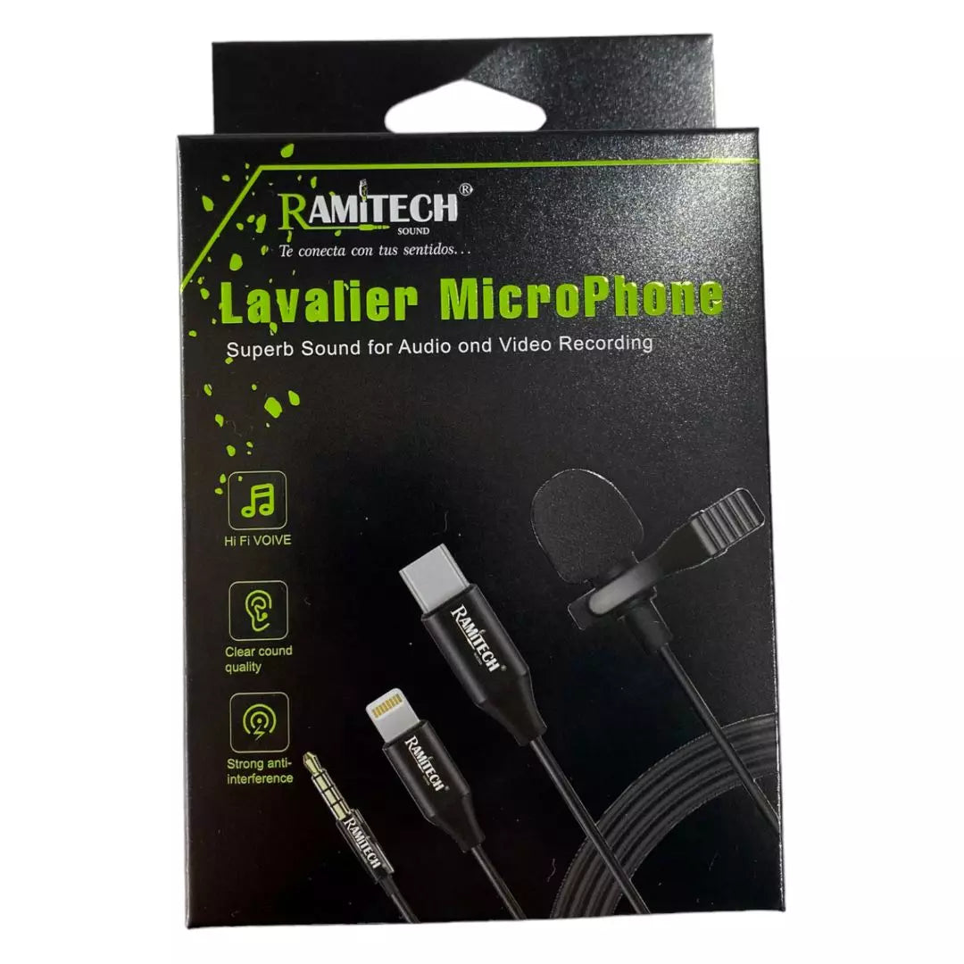 Micrófono De Solapa Para Celular RAM-042