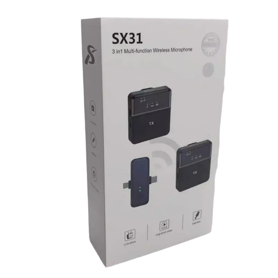 Micrófono De Solapa Inalámbrico SX31