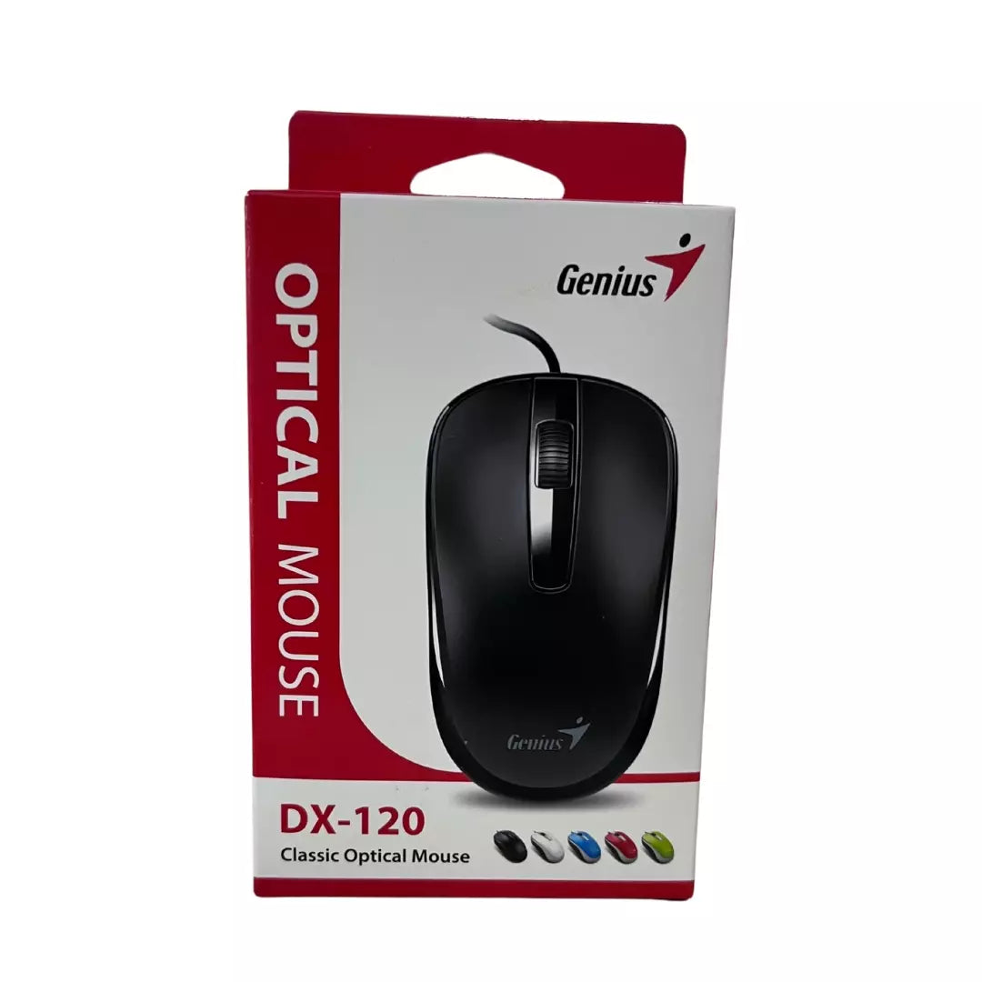 Mouse Genius Alambrico De Conexion Usb Con 1200dpi DX-120