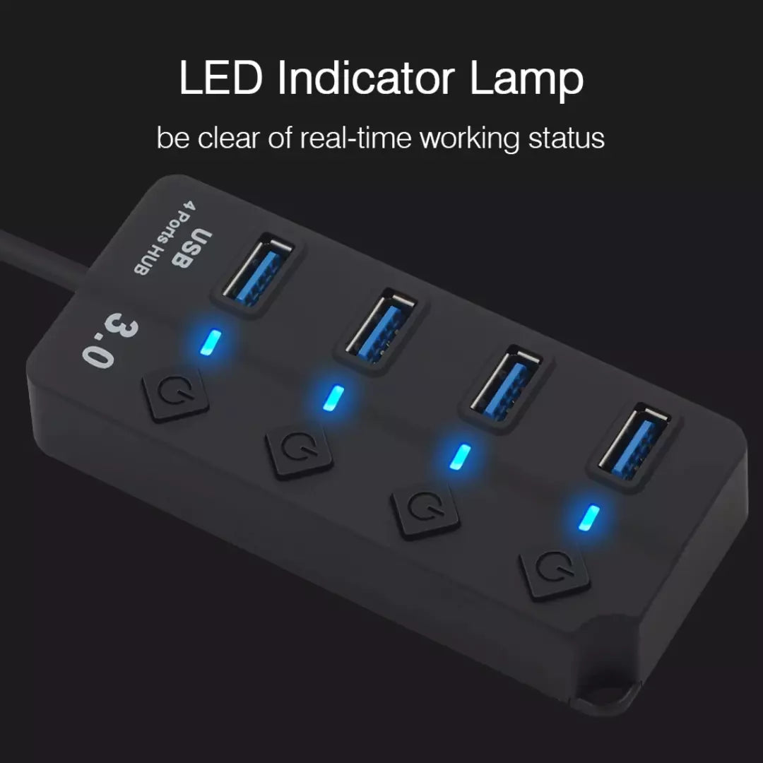 Multiplicador de Puertos Usb LJ-54 HUB
