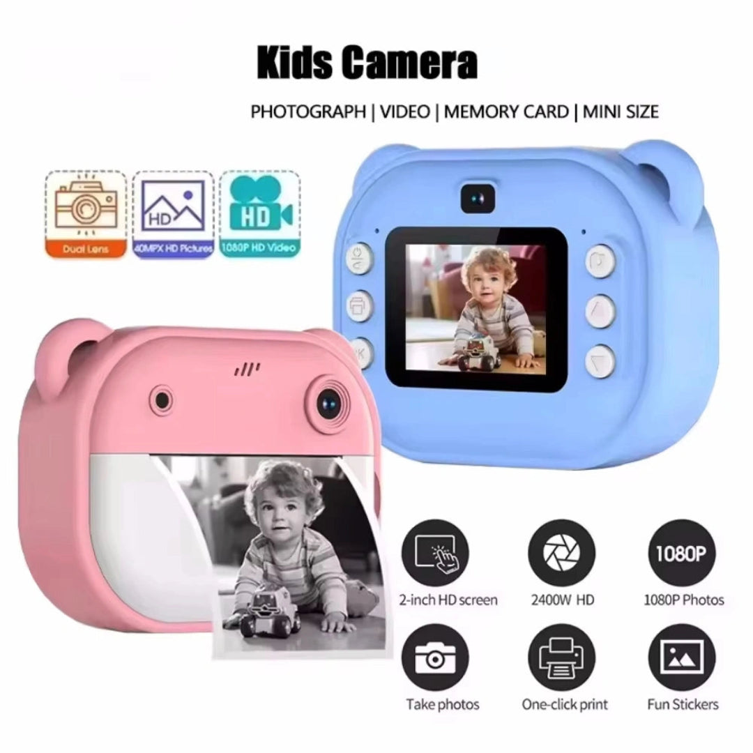 Cámara Fotografica Para Niños Con Sistema de Impresión Termica MY-7320