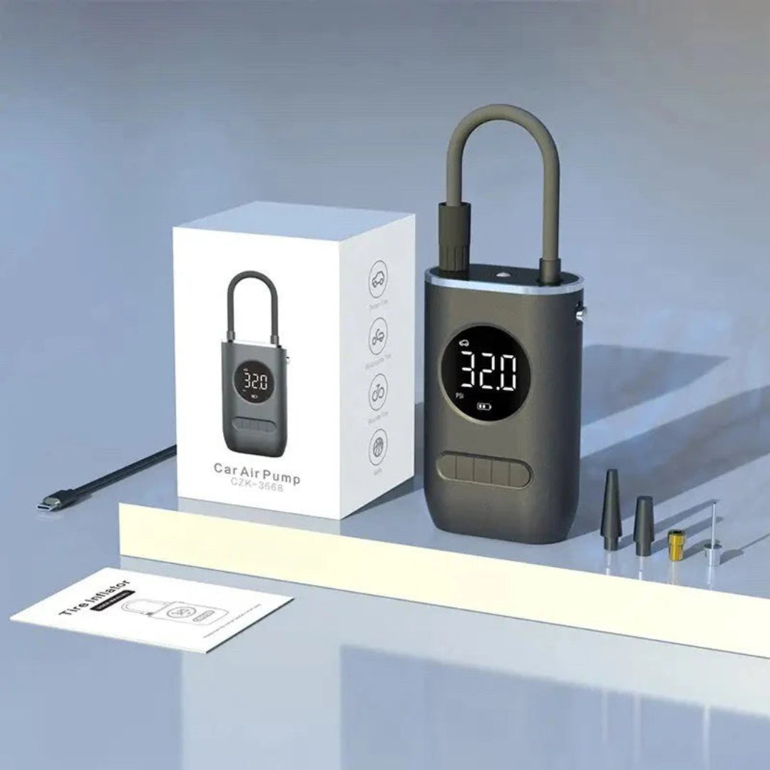 Compresor De Aire Recargable y Con Pantalla Led MY-7383