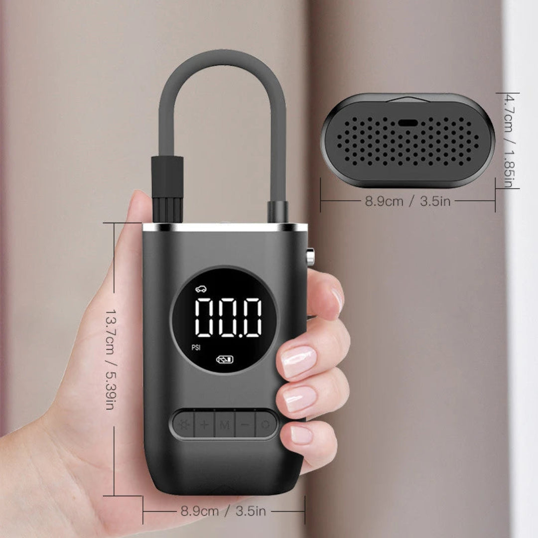 Compresor De Aire Recargable y Con Pantalla Led MY-7383