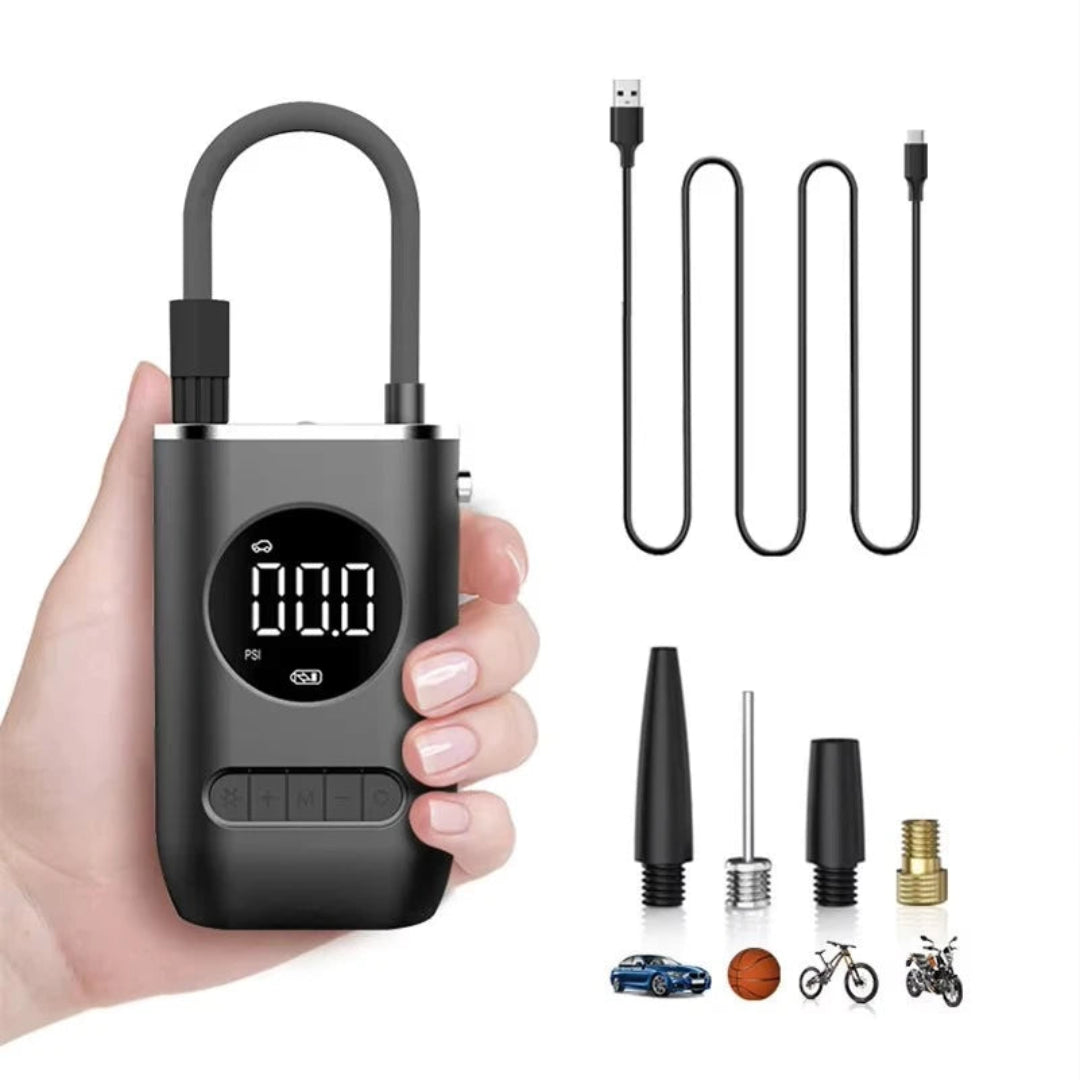 Compresor De Aire Recargable y Con Pantalla Led MY-7383