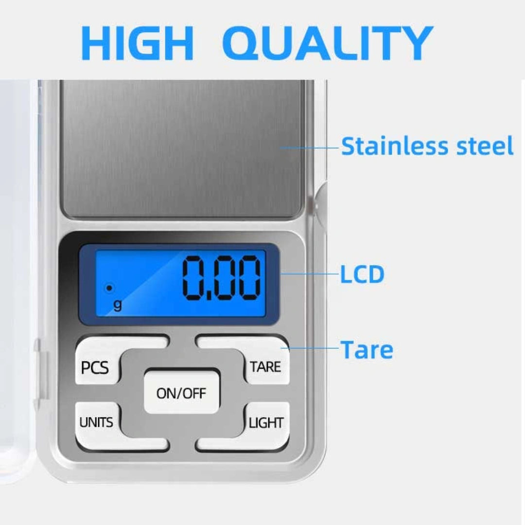 Gramera Digital Portatil Con Pantalla MY-7517