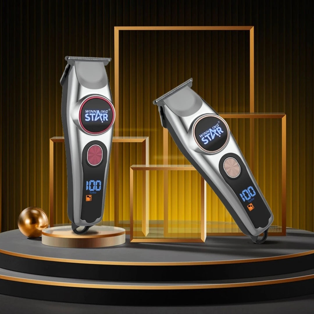 Máquina Peluquera Winning Star Con Pantalla LED, Motor 7000 RPM y Carga USB ST-5640