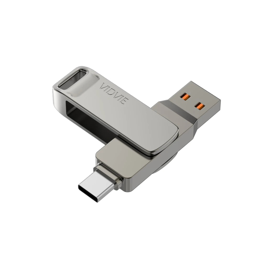 Memoria Vidvie De 128gb Con Enrtrada Usb y Typec De Velocidad 3.2 USB2604 (128GB)