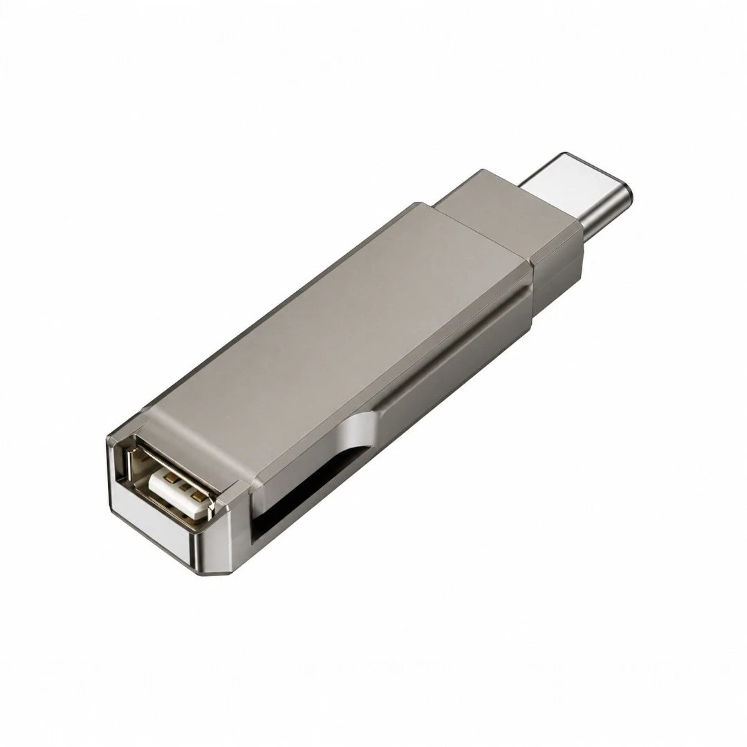 Memoria Vidvie de 256gb Con Entrada Usb y Typec Con Velocidad 3.2 USB2604 (256GB)