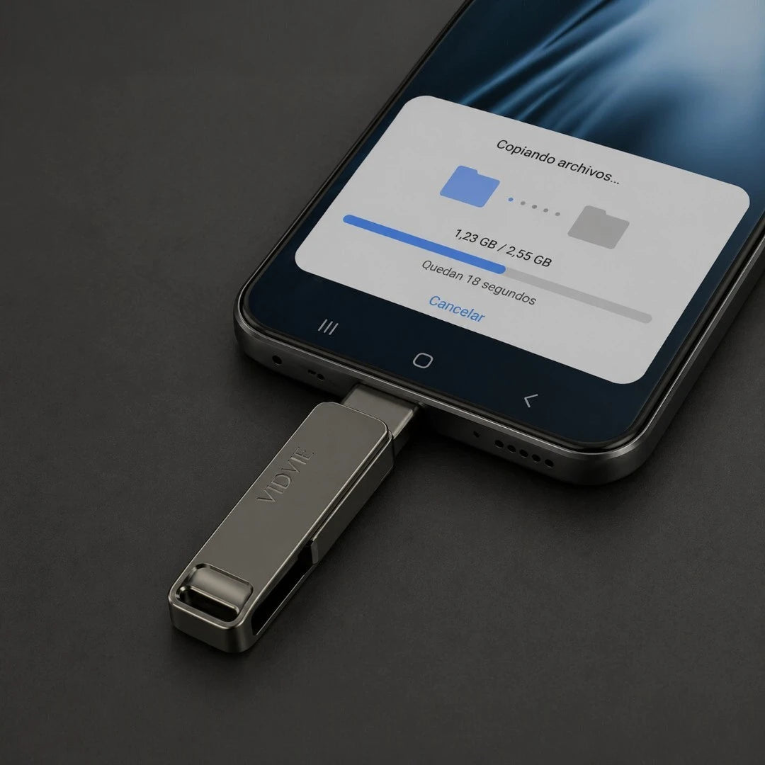 Memoria Vidvie De Entradas Usb y Typec Con Velocidad 3.2 USB2604 (64GB)