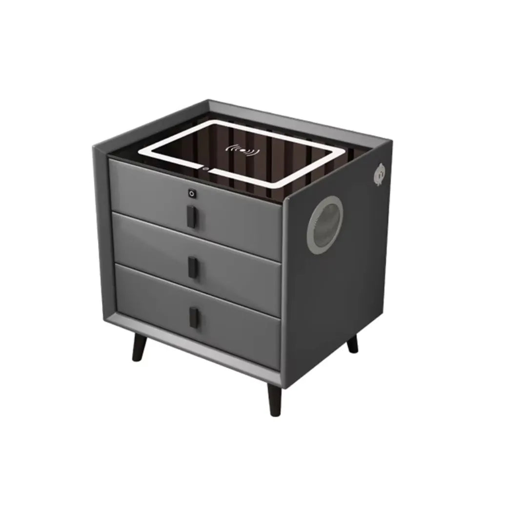 Mesa De Noche Inteligente Con Bocina Tres Cajones 4059 B2B