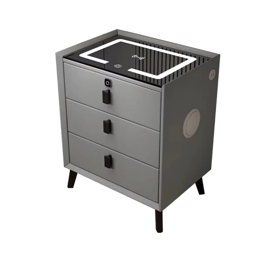 Mesa De Noche Inteligente Con Bocina Tres Cajones 4059 B2B