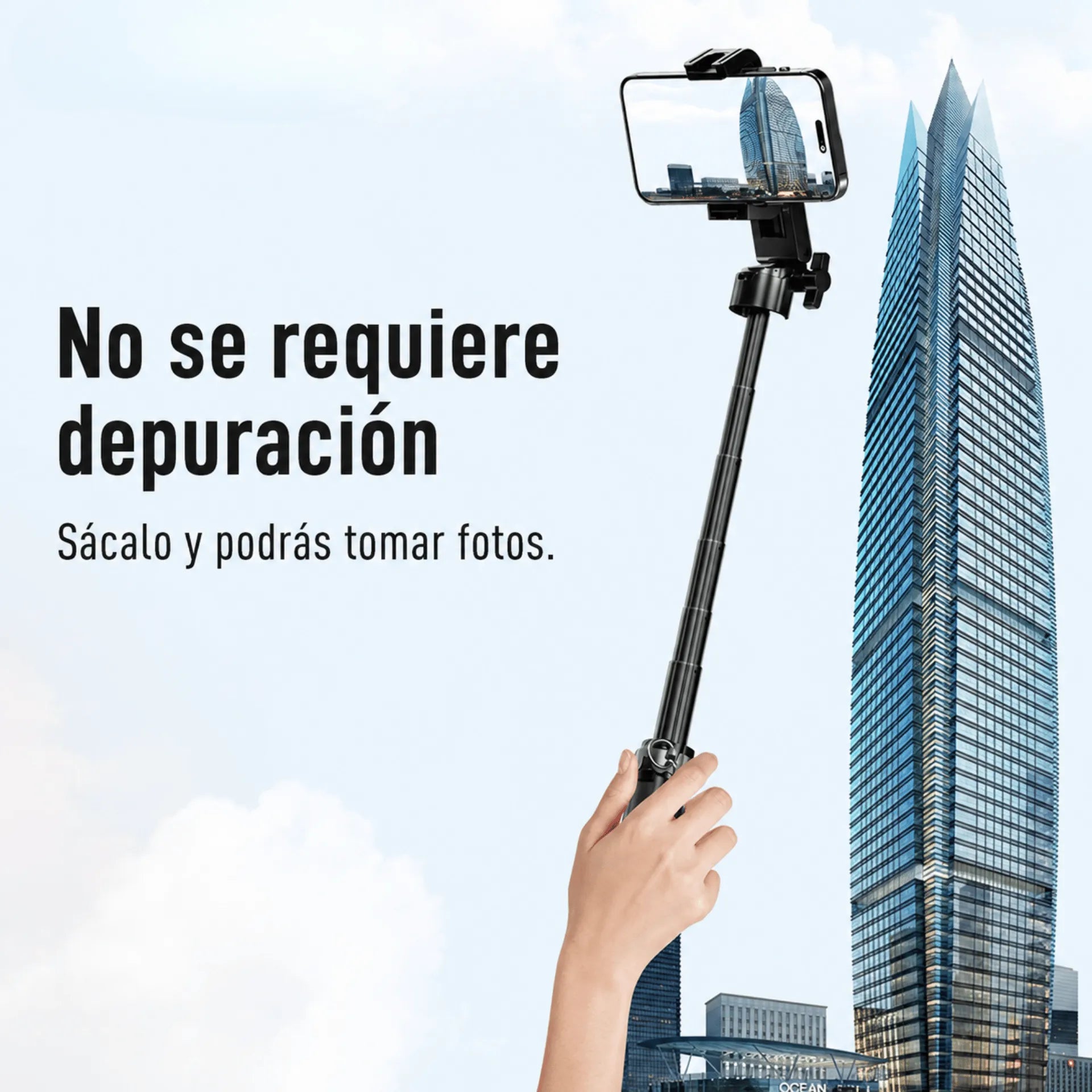 Mini Trípode Portátil Con Control Bluetooth Y Rotación 360° Baihuo City MY-7775