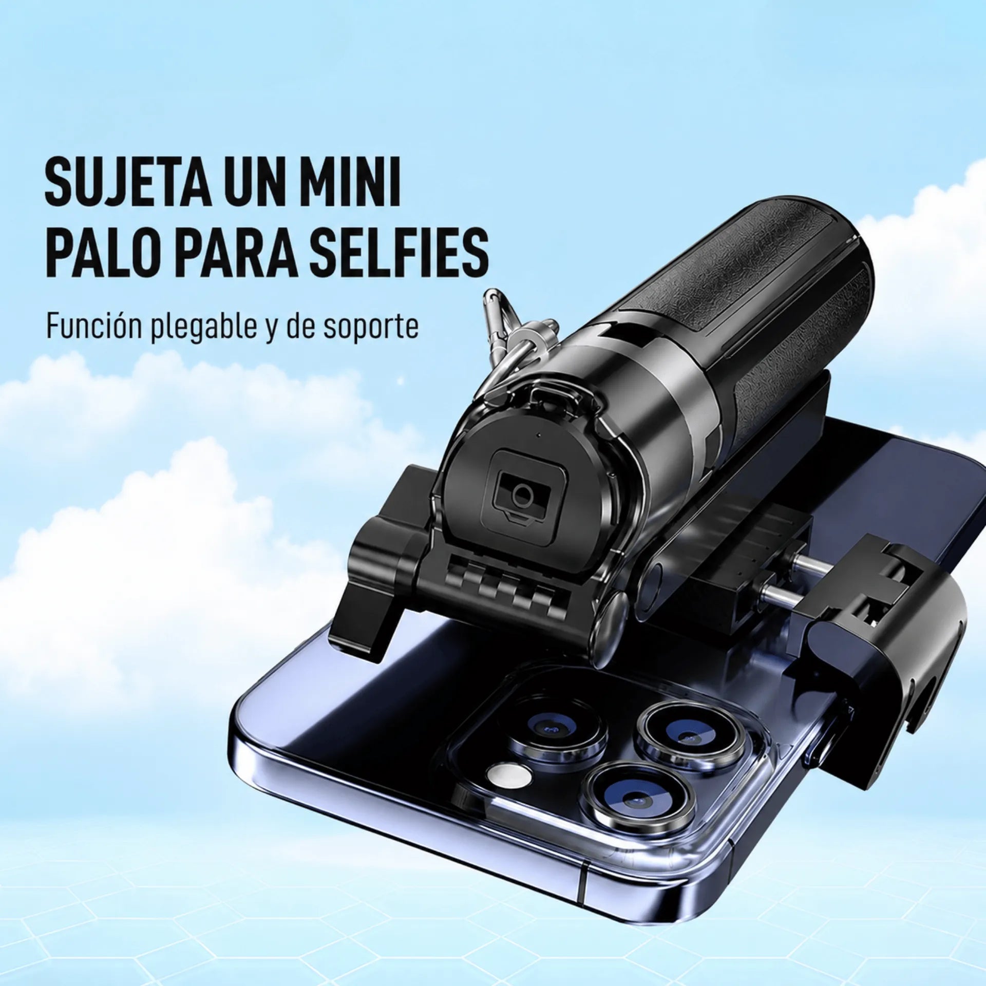 Mini Trípode Portátil Con Control Bluetooth Y Rotación 360° Baihuo City MY-7775